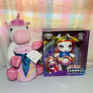 Poopsie Dancing Unicorn Rainbow Brightstar Doll W Unicorn Plush & Blanket